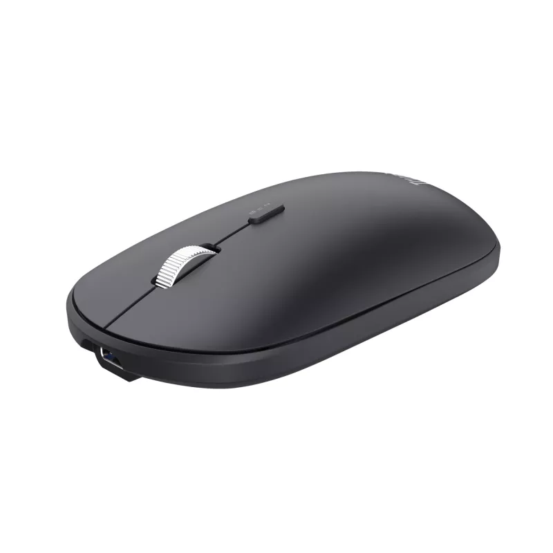 Teclado Trust Lyra con ratón Oficina RF Wireless + Bluetooth QWERTY Inglés Negro