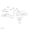 Soporte de montaje en mástil para TV Neomounts FL40-450BL11 17-32