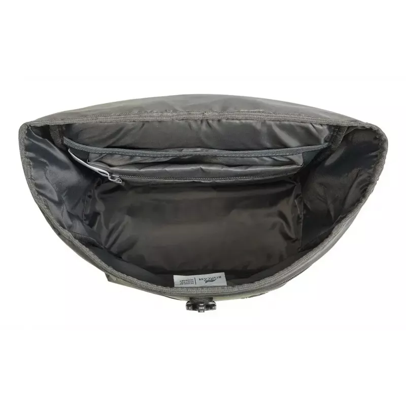 Mochila de viaje Rivacase Eden oliva piel PU poliéster rPET 250x160x430mm
