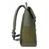 Mochila de viaje Rivacase Eden oliva piel PU poliéster rPET 250x160x430mm