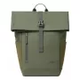 Mochila de viaje Rivacase Eden oliva piel PU poliéster rPET 250x160x430mm