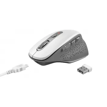 Ratón Trust Ozaa oficina diestro RF Wireless óptico 2400 DPI