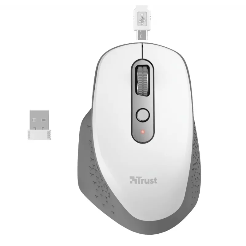 Ratón Trust Ozaa oficina diestro RF Wireless óptico 2400 DPI