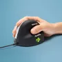 Ratón ergonómico R-Go Tools R-Go HE Break con software Break, mediano (tamaño de mano 165-185 mm), diestro, con cable, negro
