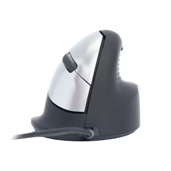 Ratón ergonómico R-Go Tools R-Go HE Break con software Break, mediano (tamaño de mano 165-185 mm), diestro, con cable, negro