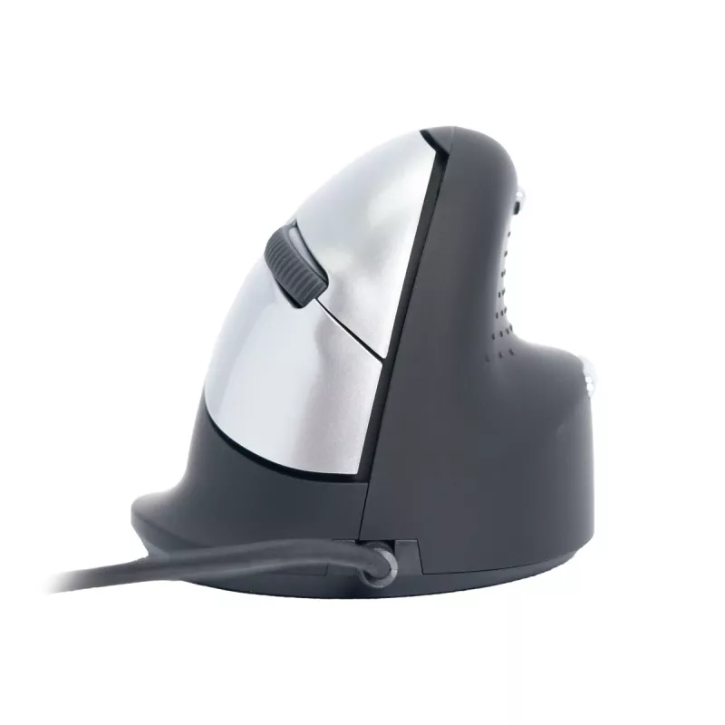 Ratón ergonómico R-Go Tools R-Go HE Break con software Break, mediano (tamaño de mano 165-185 mm), diestro, con cable, negro