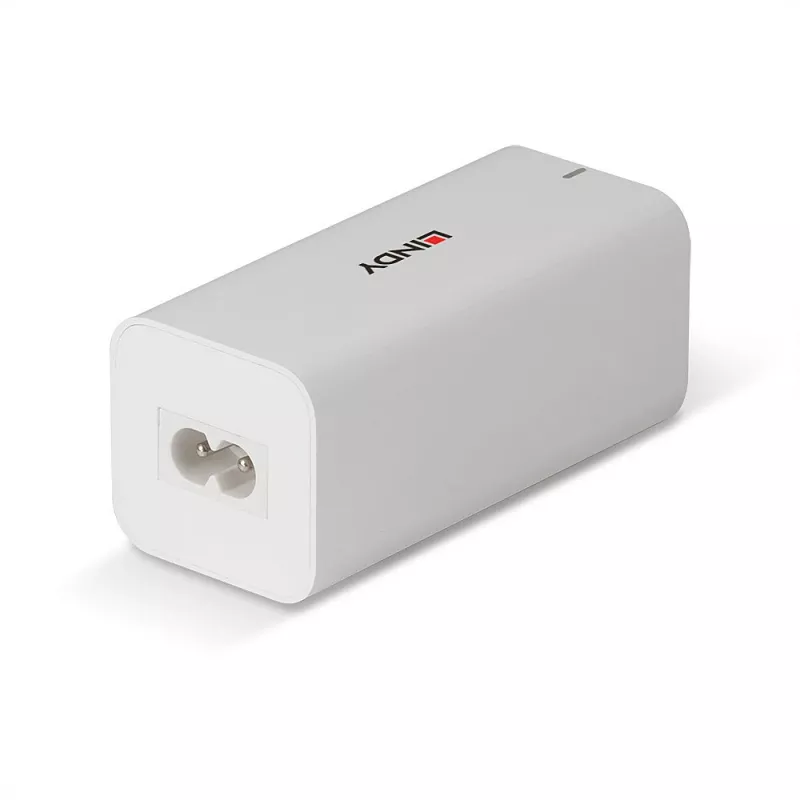 Cargador Lindy 100W 4 puertos USB Type-A y C GaN Interior CA Universal