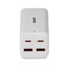 Cargador Lindy 100W 4 puertos USB Type-A y C GaN Interior CA Universal