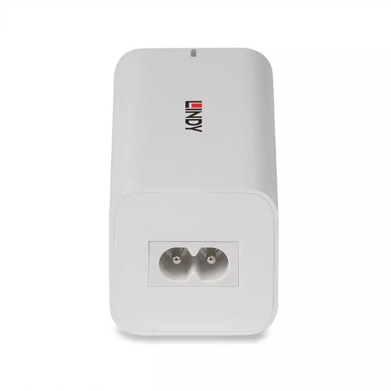 Cargador Lindy 100W 4 puertos USB Type-A y C GaN Interior CA Universal