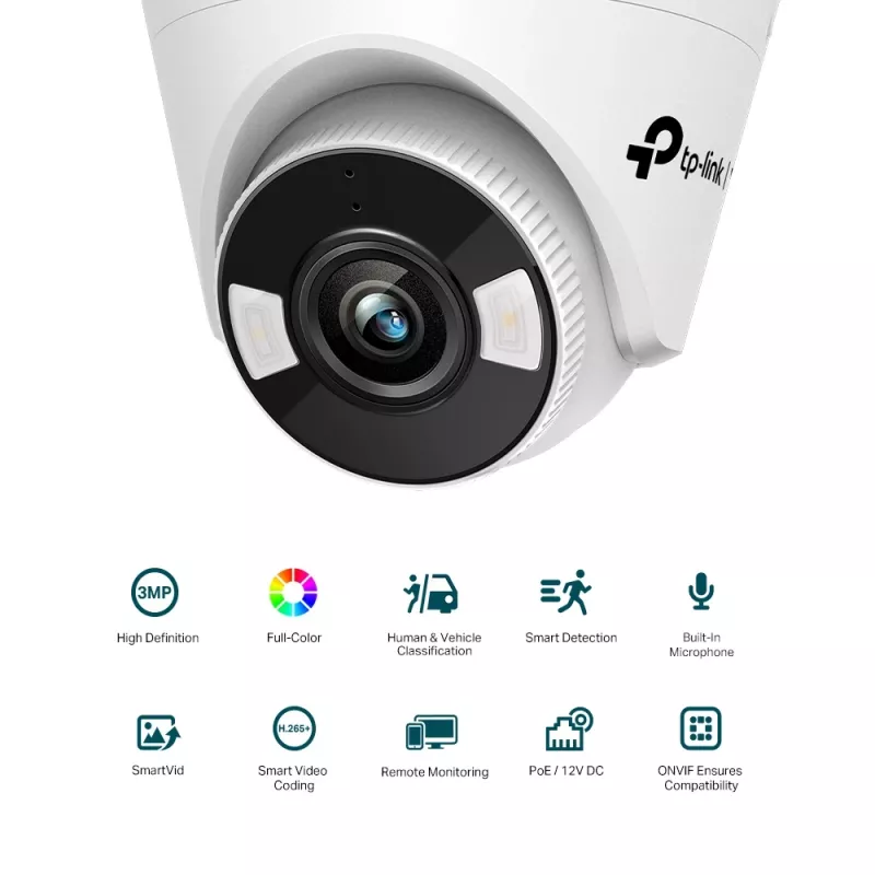Cámara de vigilancia IP domo TP-Link VIGI C430 Interior y exterior 2304 x 1296 píxeles Montaje en techo