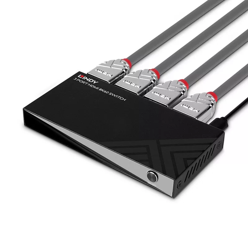 Lindy 38369 conmutador HDMI de 3 puertos 8K60
