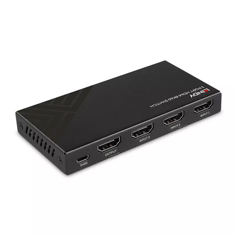 Lindy 38369 conmutador HDMI de 3 puertos 8K60