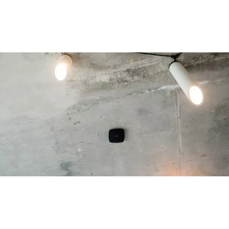 Detector de reflexión fotoeléctrico Ajax FireProtect Jeweller Inalámbrico Negro
