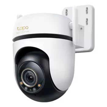 Cámara de seguridad Wi-Fi con giro/inclinación para exterior TP-Link ESPEC.: 3K 5MP (2880x1620), 2,4 GHz, 2 antenas externas, 1 puerto Ethernet, horizontal 360°