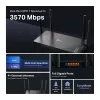 Router Wi-Fi TP-Link Archer BE220 Gigabit Ethernet Banda dual (2,4 GHz / 5 GHz) Negro