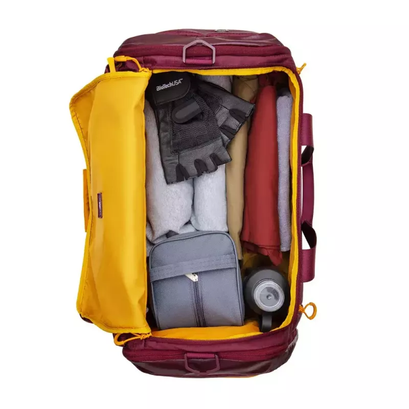 Bolsa de viaje Rivacase Dijon 35 L Poliéster Burdeos