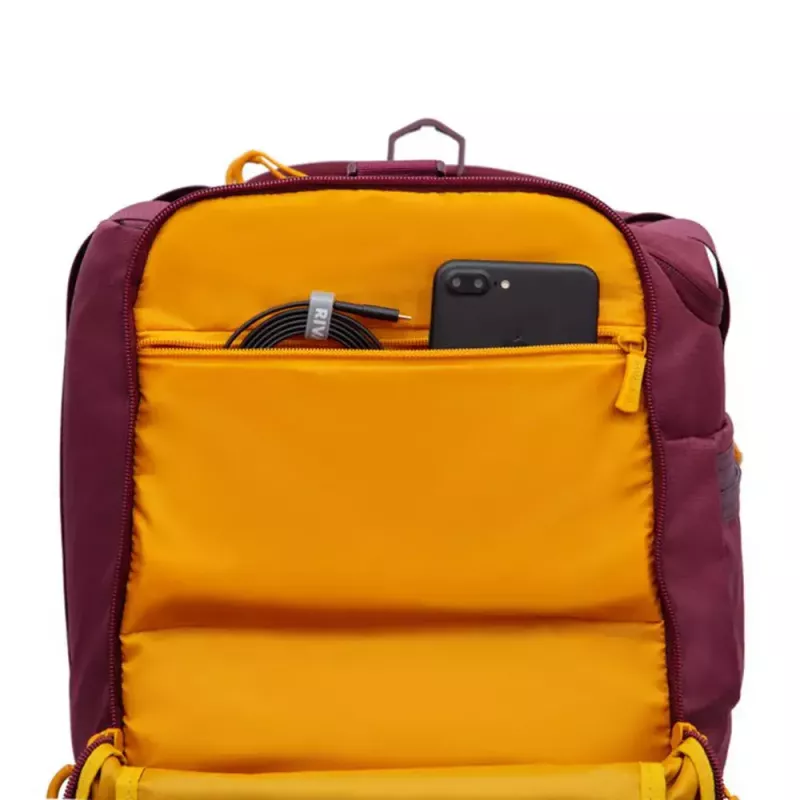 Bolsa de viaje Rivacase Dijon 35 L Poliéster Burdeos