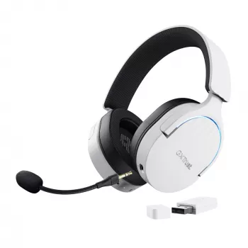 Trust GXT 491W FAYZO auriculares con cable e inalámbricos diadema gaming USB Type-C Bluetooth negro, blanco