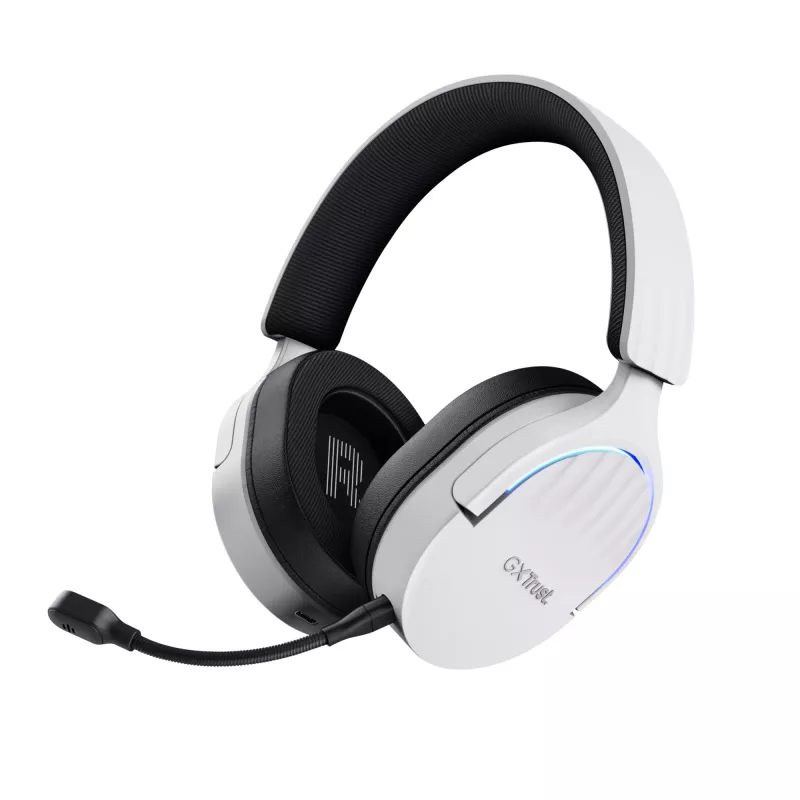 Trust GXT 491W FAYZO auriculares con cable e inalámbricos diadema gaming USB Type-C Bluetooth negro, blanco
