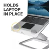 Fellowes soporte para portátil de escritorio – Hana LT soporte para portátil para casa y la oficina – soporte para portátil ajustable con 3 alturas – tamaño máx. de monitor 19 inch, peso máx. 4,5 kg – blanco