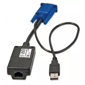Lindy CAT-32 módulo de acceso a ordenador IP, USB y VGA