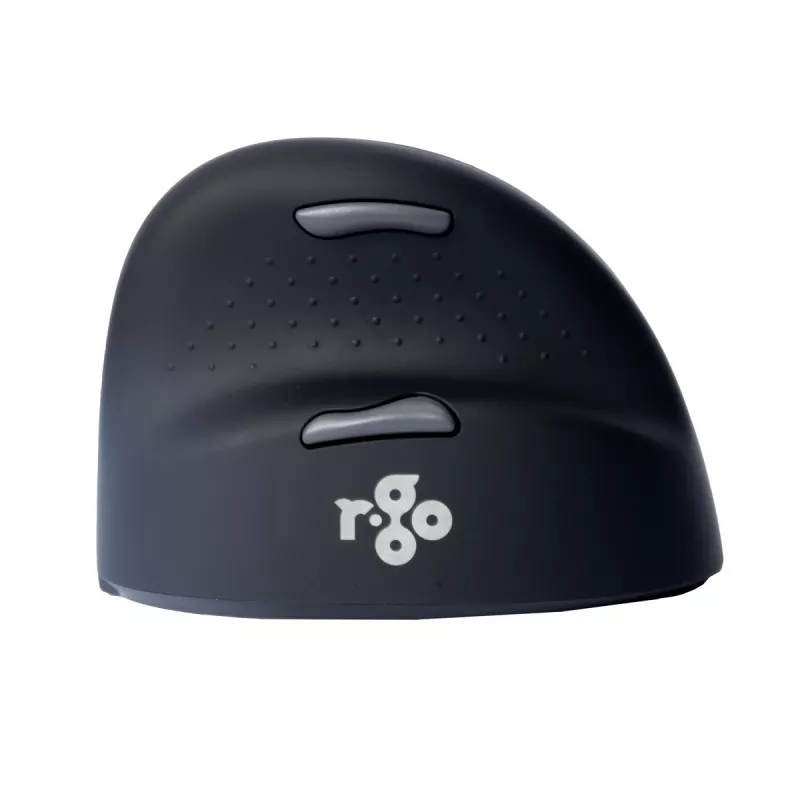 R-Go Tools ratón ergonómico R-Go HE Break con software de pausas, grande (tamaño de mano ≥ 185 mm), para diestros, Bluetooth, negro