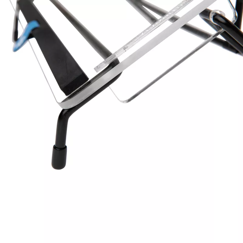 R-Go Tools atril R-Go Flex Read, ergonómico, con reposamuñecas de espuma suave, acrílico transparente