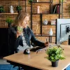 R-Go Tools atril R-Go Flex Read, ergonómico, con reposamuñecas de espuma suave, acrílico transparente