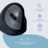 R-Go HE Break ratón vertical ergonómico, pequeño, para diestros, inalámbrico Bluetooth, negro