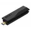 Memoria USB MSI BE6500 WiFi7 USB 3.2 Gen 1 dongle negro