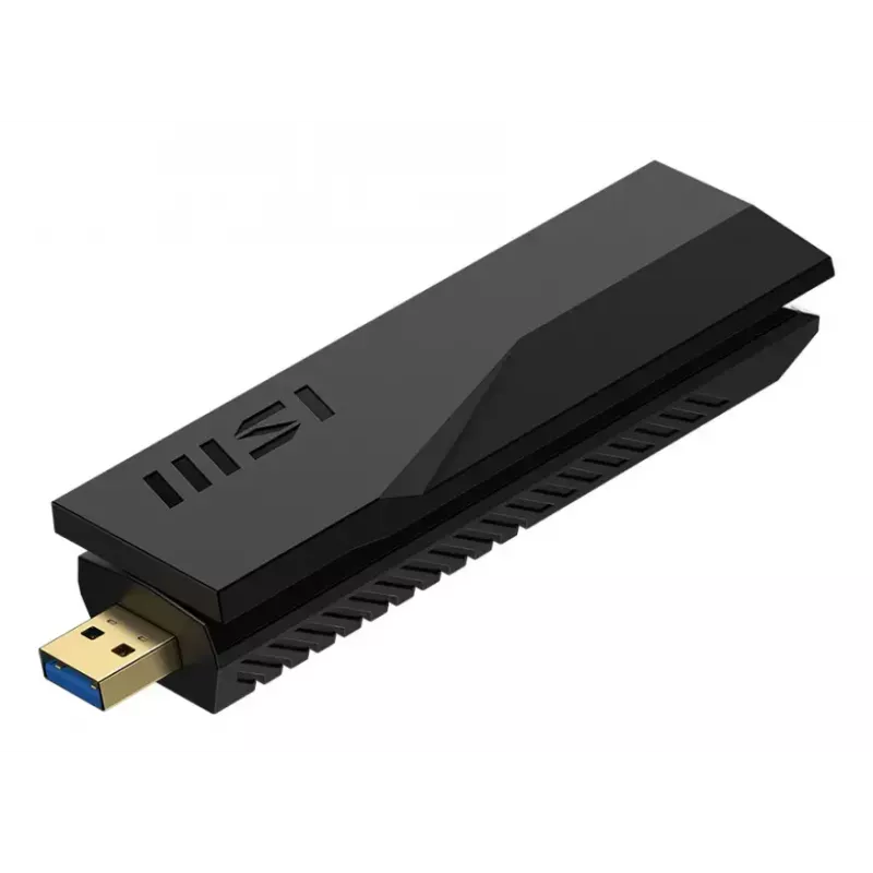 Memoria USB MSI BE6500 WiFi7 USB 3.2 Gen 1 dongle negro