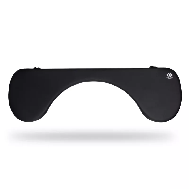 Reposabrazos R-Go Tools R-Go, ergonómico, simétrico, con recorte abdominal, espuma suave, negro