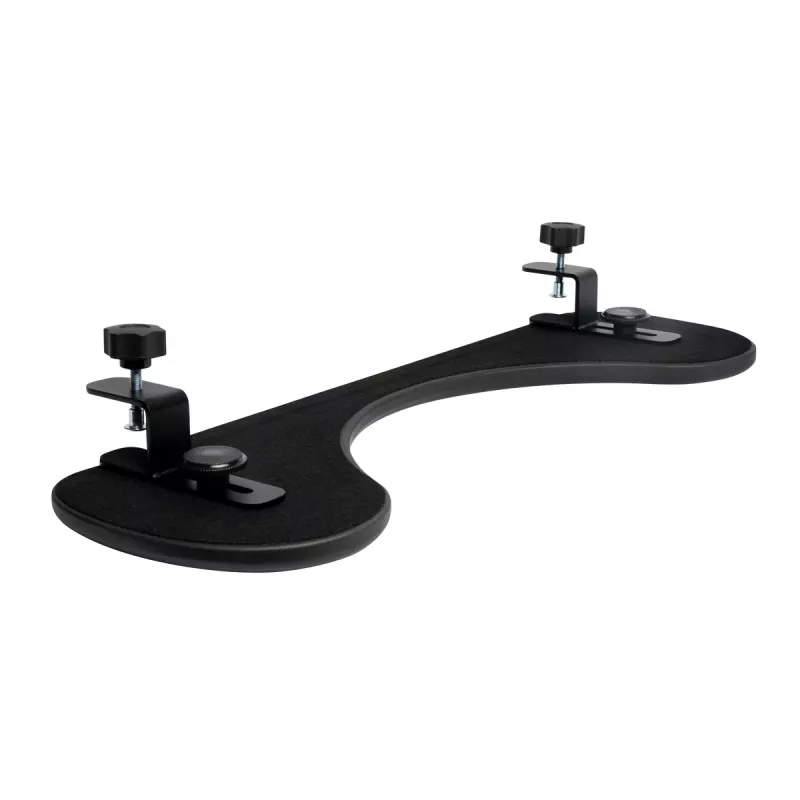 Reposabrazos R-Go Tools R-Go, ergonómico, simétrico, con recorte abdominal, espuma suave, negro