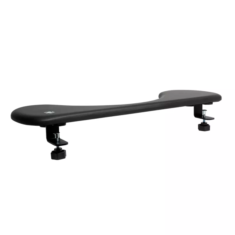 Reposabrazos R-Go Tools R-Go, ergonómico, simétrico, con recorte abdominal, espuma suave, negro