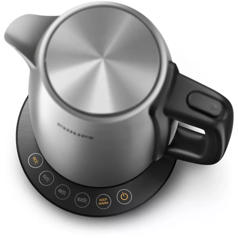Hervidor eléctrico Philips HD9359/90 1,7 L, 2200 W, carcasa de acero inoxidable, negro metalizado