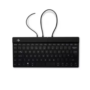 Teclado ergonómico R-Go Tools R-Go Split Break v2 con software Break, teclado dividido ergonómico, QWERTY (UK), con cable, negro