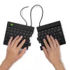 Teclado ergonómico R-Go Tools R-Go Split Break v2 con software Break, teclado dividido ergonómico, QWERTY (UK), con cable, negro