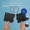 Teclado ergonómico R-Go Tools R-Go Split Break v2 con software Break, teclado dividido ergonómico, QWERTY (UK), con cable, negro