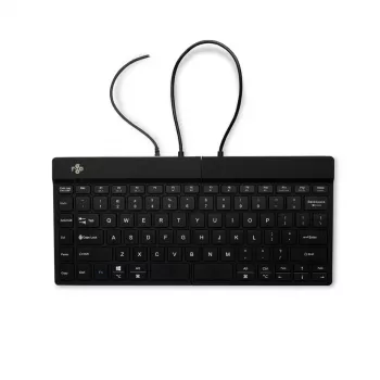 Teclado ergonómico R-Go Tools R-Go Split Break v2 con software Break, teclado dividido ergonómico, QWERTY (US), con cable, negro