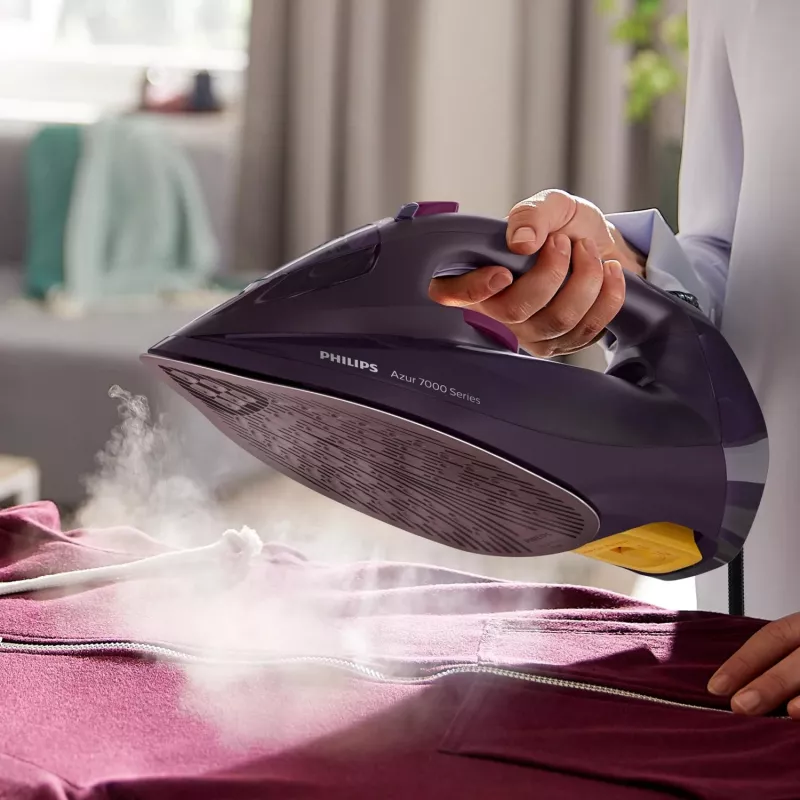 Plancha Philips 7000 Series DST7061/30 plancha de vapor suela SteamGlide Elite 3000 W Lila