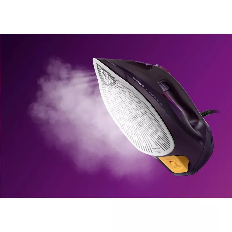 Plancha Philips 7000 Series DST7061/30 plancha de vapor suela SteamGlide Elite 3000 W Lila