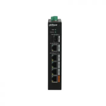 Switch de red Dahua Technology PoE PFS3106-4ET-60-V2 No gestionado L2 Fast Ethernet (10/100) Negro