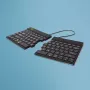 Teclado ergonómico R-Go Tools R-Go Split Break con software de pausas, teclado dividido ergonómico, QWERTY (US), Bluetooth, negro