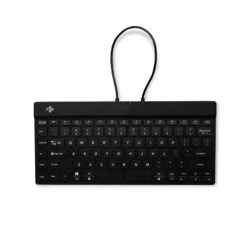 Teclado ergonómico R-Go Tools R-Go Split Break con software de pausas, teclado dividido ergonómico, QWERTY (US), Bluetooth, negro