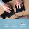 Teclado ergonómico R-Go Tools R-Go Split Break con software de pausas, teclado dividido ergonómico, QWERTY (US), Bluetooth, negro
