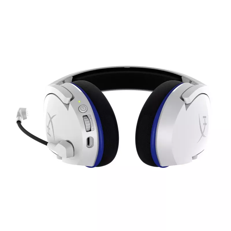 HyperX Cloud Stinger Core – Auriculares gaming inalámbricos (blanco-azul) – PS5-PS4