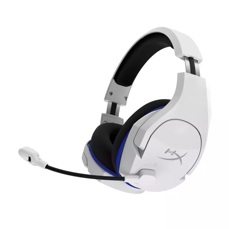 HyperX Cloud Stinger Core – Auriculares gaming inalámbricos (blanco-azul) – PS5-PS4