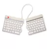 Teclado ergonómico R-Go Tools R-Go Split Break con software de pausas, teclado ergonómico dividido, QWERTY (US), Bluetooth, blanco