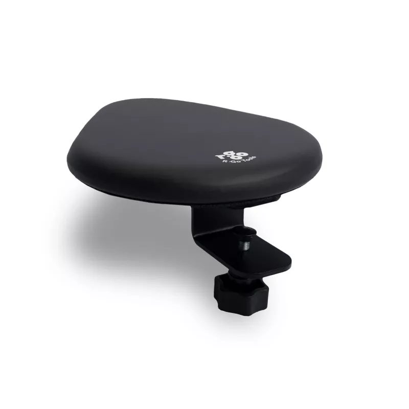 Reposabrazos R-Go Tools R-Go Split, reposabrazos ergonómico de dos piezas, ajustable, simétrico, con Softfoam, negro