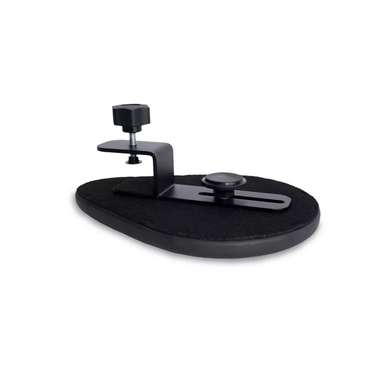 Reposabrazos R-Go Tools R-Go Split, reposabrazos ergonómico de dos piezas, ajustable, simétrico, con Softfoam, negro